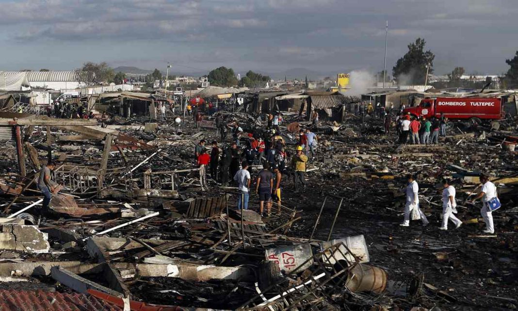 Mexico fireworks market explosion leaves at least 29 dead